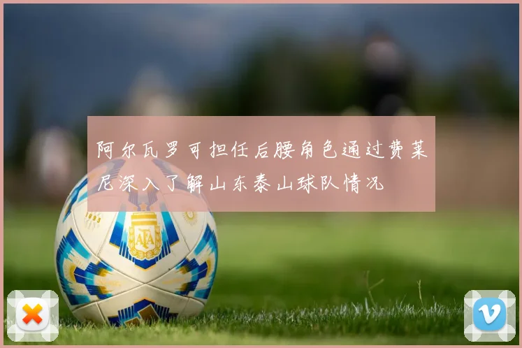 阿尔瓦罗可担任后腰角色通过费莱尼深入了解山东泰山球队情况